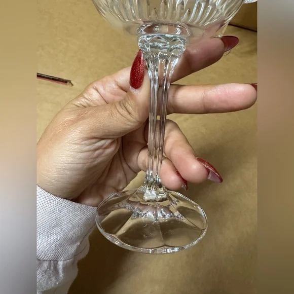 Bohemia Crystal-Crystalex Brighton Water Goblets Day Of 2 - Picture 3 of 7